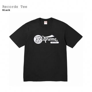 シュプリーム(Supreme)のSupreme Records Tee "Black"(Tシャツ/カットソー(半袖/袖なし))