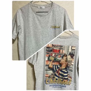 WEGO - WEGOウィゴー　半袖Tシャツ  グレー　Mサイズ　レディース　バックプリント