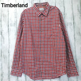 【新品未使用タグ付】ティンバーランド　長袖チェックシャツ　コットン　XL