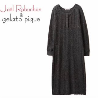 JOEL ROBUCHON GELATO PIQUE  ネップジャガードドレス(ひざ丈ワンピース)