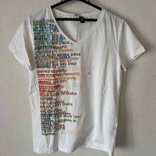 ユニクロ(UNIQLO)のユニクロ　Tシャツ　マリア・カラス　XL ホワイト(Tシャツ(半袖/袖なし))