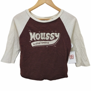 moussy - moussy(マウジー) RAGLAN Tシャツ レディース トップス