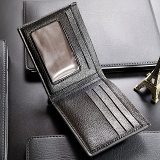コンパクト！　ブラック　二つ折り財布　カードケース　カジュアル　軽量(折り財布)