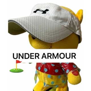 アンダーアーマー(UNDER ARMOUR)のUNDER ARMOUR アンダーアーマー バイザー ゴルフ Fサイズ【美品】(ウエア)