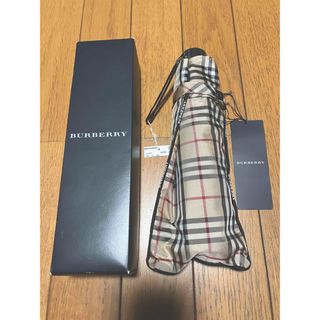 バーバリー(BURBERRY)の新品☆バーバリー傘　折りたたみ傘(傘)