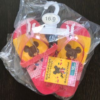 クマノガッコウ(くまのがっこう)のスケーター　キッズ　ビーチサンダル　16cm くまのがっこう　ビーサン　新品(サンダル)