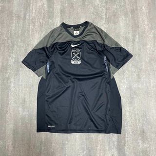 ナイキ(NIKE)のTシャツ 半袖 ナイキ NFTB ロゴプリント ネイビー DRY-FIT L(Tシャツ/カットソー(半袖/袖なし))