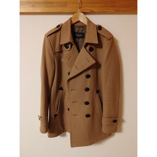 BURBERRY BLACK LABEL - バーバリーブラックレーベル　ウールPコート　キャメル　ノバチェックM