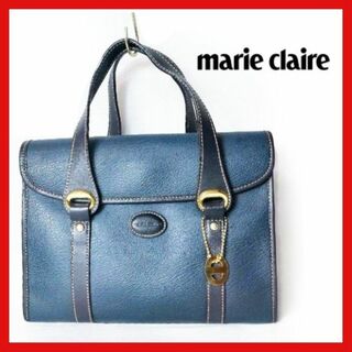 マリクレール(Marie Claire)の新品未使用！marie claire マリクレール ハンドバッグ チャーム紺 3(スーツケース/キャリーバッグ)