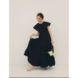 ランデブー(RANDEBOO)のRANDEBOO  cape cotton dress(ロングワンピース/マキシワンピース)