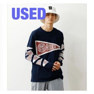 【USED】ロデオ★ FLAG L／S Tシャツ（メンズ）