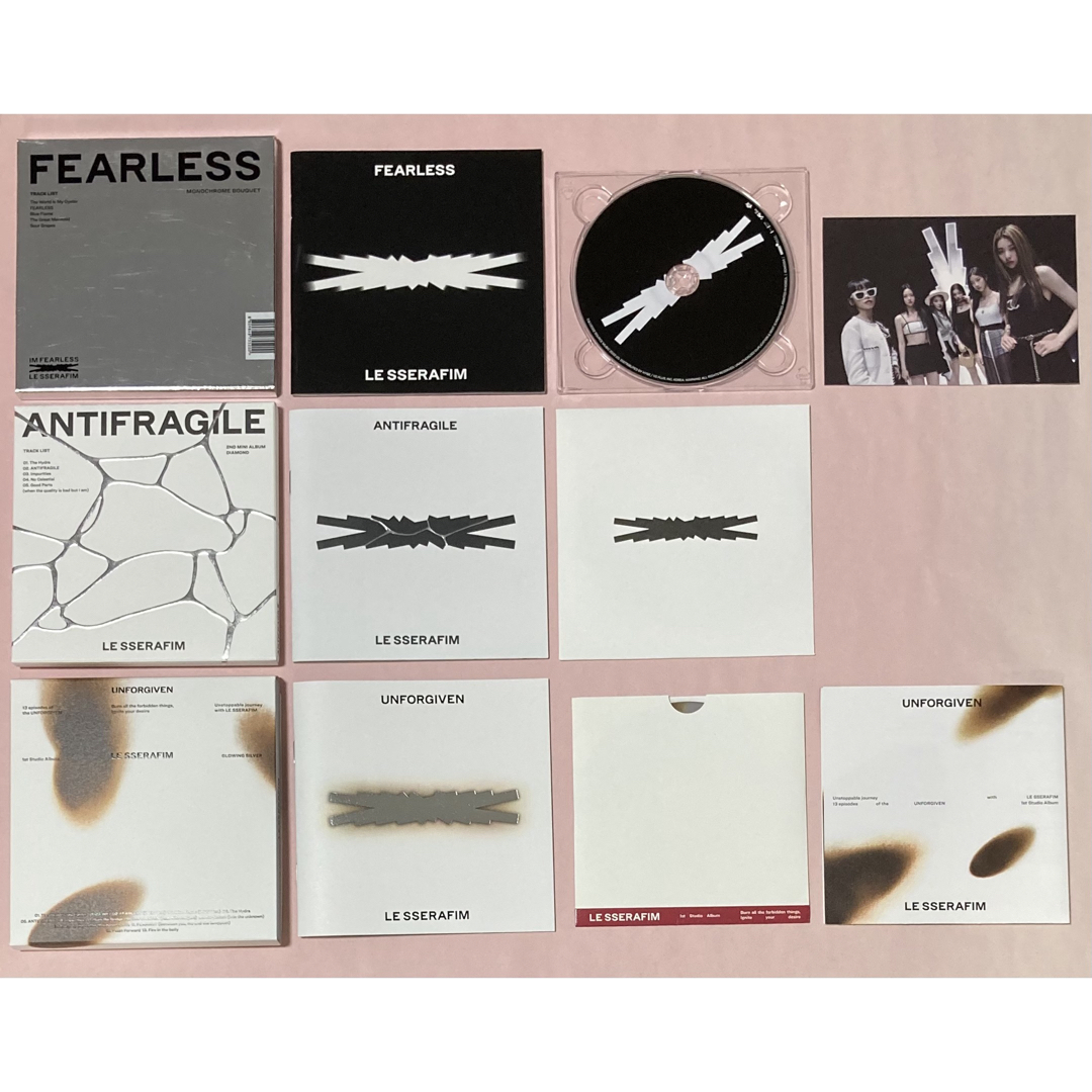 LE SSERAFIM(ルセラフィム)のチェウォン FEARLESS ANTIFRAGILE UNFORGIVEN エンタメ/ホビーのタレントグッズ(アイドルグッズ)の商品写真