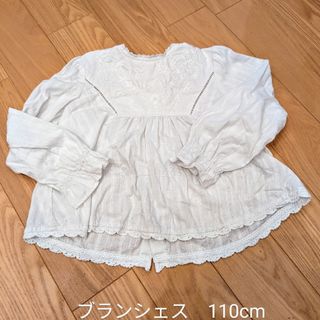 ブランシェス(Branshes)のブランシェス　110cm ブラウス　薄手　美品(ブラウス)