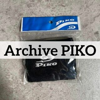 ピコ(PIKO)のY2K 00s Archive デッドストック PIKO ピコ リストバンド 黒(ブレスレット/バングル)