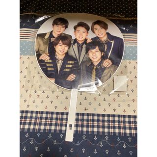 アラシ(嵐)の嵐 ジャンボうちわ ジャニーズカウントダウン(アイドルグッズ)