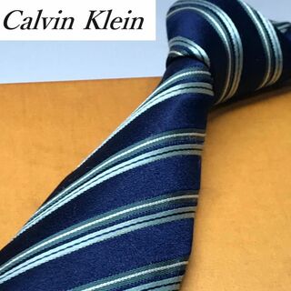 ck Calvin Klein - 美品★カルビンクライン★ ブランド ネクタイ シルク 日本製 ストライプ
