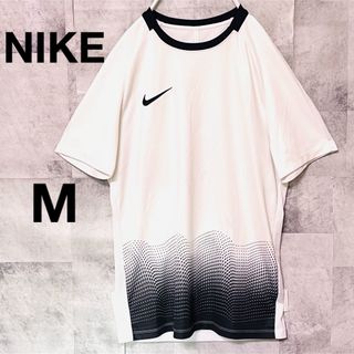 NIKE - ナイキTシャツ　ウェア　メッシュTシャツ　胸ロゴ　M  グラデーション