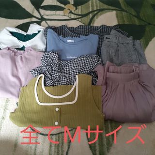 レディース服　Mサイズセット(Tシャツ(半袖/袖なし))