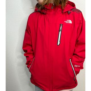 THE  NORTH FACE  マウンテンパーカー　レッド　レディース(その他)