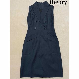 セオリー(theory)のtheoryベスト　ワンピース　　トレンチワンピース　スーツワンピース(ひざ丈ワンピース)