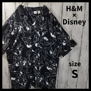 H&M - 【H&M × Disney】Mickey  Aloha Shirt　D989