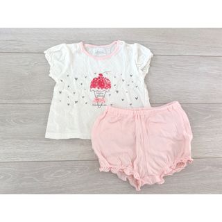 ベベ(BeBe)のfillot de bebe reduction Tシャツ/ブルマ 2点セット(Ｔシャツ)