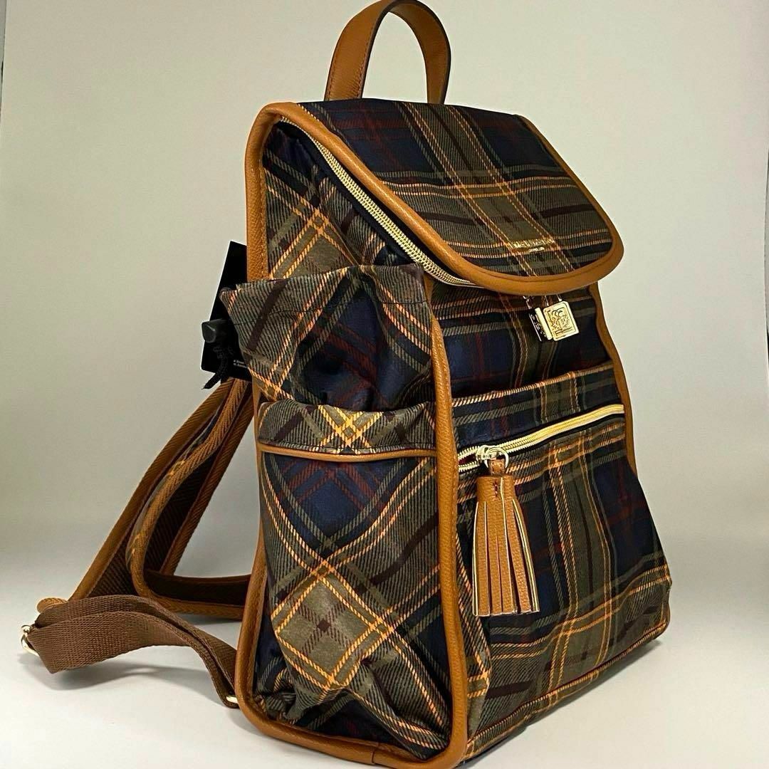 【新品未使用品】キンロックアンダーソン　リュック　タータンチェック レディースのバッグ(リュック/バックパック)の商品写真