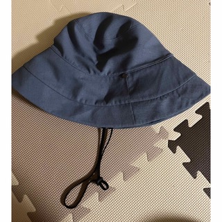 UVカット帽子　ブルー(ハット)
