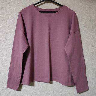 アンティカ(antiqua)の試着のみ ANTIQUA バスク 長袖 肩落ち ロンT カットソー(Tシャツ(長袖/七分))