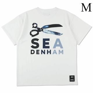 ウィンダンシー(WIND AND SEA)のM　DENHAM x WDS Razor Tee　白　ウィンダンシー　デンハム(Tシャツ/カットソー(半袖/袖なし))