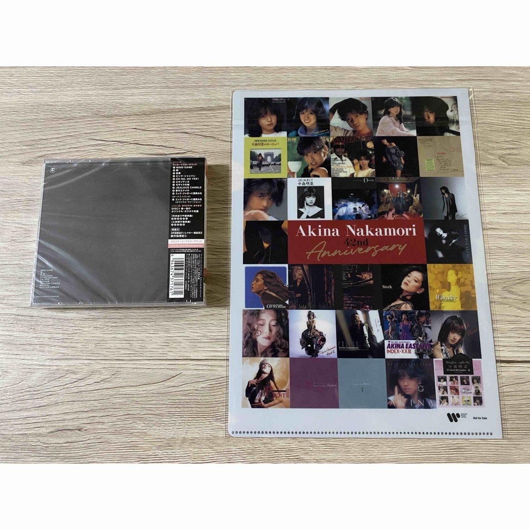 新品CD+特典クリアファイル　中森明菜 AKINA  クリムゾン CRIMSON エンタメ/ホビーのCD(ポップス/ロック(邦楽))の商品写真