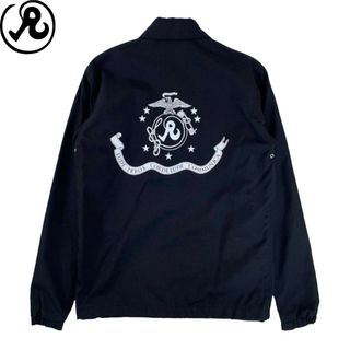 リチャードソン(Richardson)のRichardson NYRON COACH JACKET BLACK(ナイロンジャケット)