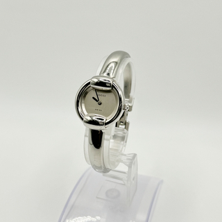 グッチ(Gucci)のGUCCI グッチ 1400L 10759141 QZ シルバー文字盤 腕時計(腕時計)