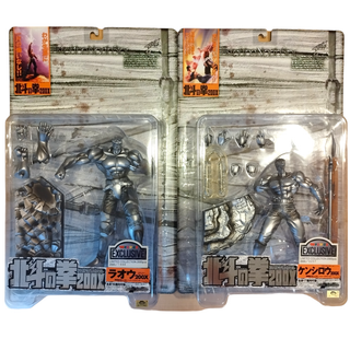 【激レア・シルバー】北斗の拳 200X ケンシロウ＆ラオウ フィギュア 限定品(その他)