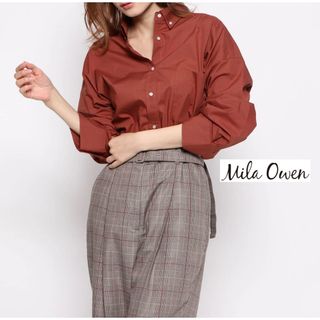 ミラオーウェン(Mila Owen)のMila Owen  ワイドシルエットボタンダウンシャツ (シャツ/ブラウス(長袖/七分))