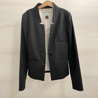 エイチアンドエム(H&M)のH&M ジャケット スーツ 32 XSサイズ 黒 ブラック 小さいサイズ(テーラードジャケット)