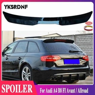 Audi a4 b8 fl avant リアスポイラー リアウイング カーボン調(車外アクセサリ)