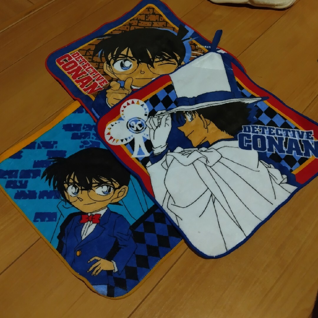 名探偵コナン(メイタンテイコナン)の名探偵コナン 怪盗キッド ループタオル 綿100% 新品未使用 エンタメ/ホビーのアニメグッズ(その他)の商品写真