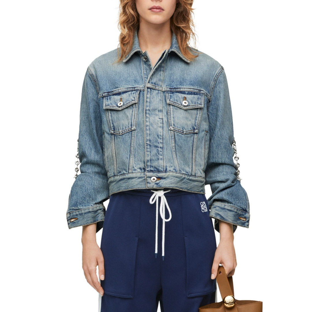 LOEWE - 【☆最終値】LOEWE*ロエベ チェーンデニムジャケット LOEWE - 【☆最終値】LOEWE*ロエベ チェーンデニムジャケット