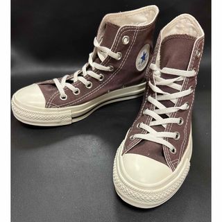 コンバース(CONVERSE)のCONVERSE コンバースオールスター ハイカット チャコールブラウン23cm(スニーカー)