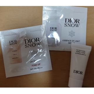 Dior - Dior 化粧品サンプル 3点セット