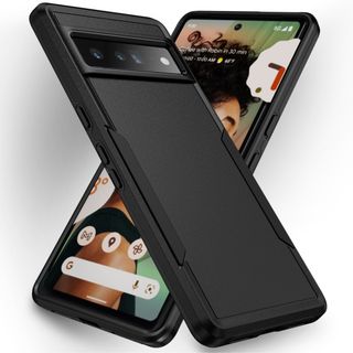 ［軽量&耐衝撃◯] Google Pixel7aスマホケース/ブラック×ブラック(Androidケース)