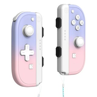 ニンテンドースイッチ(Nintendo Switch)の【新品】ジョイコン パステルカラー 白ボタン ラベンダー ピンク(家庭用ゲーム機本体)