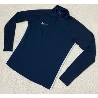 ナイキ(NIKE)のNIKE ナイキ ハーフジップ ジャケット ネイビー Lサイズ(ウェア)