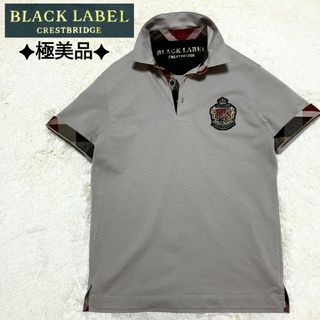 BLACK LABEL CRESTBRIDGE - ✦極美品✦ BLACK LABEL CRESTBRIDGE ワッペン ポロシャツ