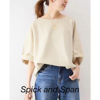 Spick & Span - 【Spick and Span】ミニ裏毛ビックTシャツ