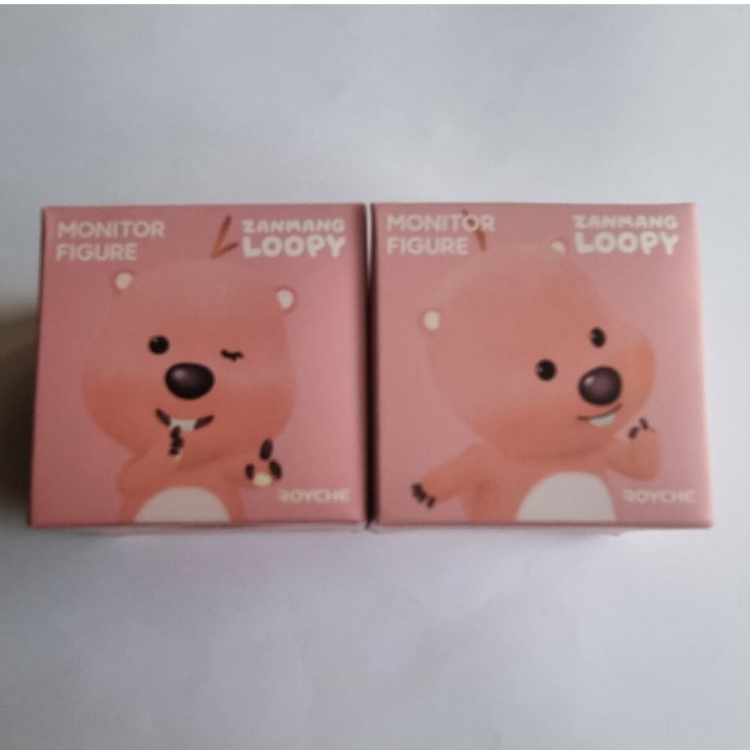 ルーピー モニターフィギュア 2個セット LOOPY 韓国 エンタメ/ホビーのおもちゃ/ぬいぐるみ(キャラクターグッズ)の商品写真