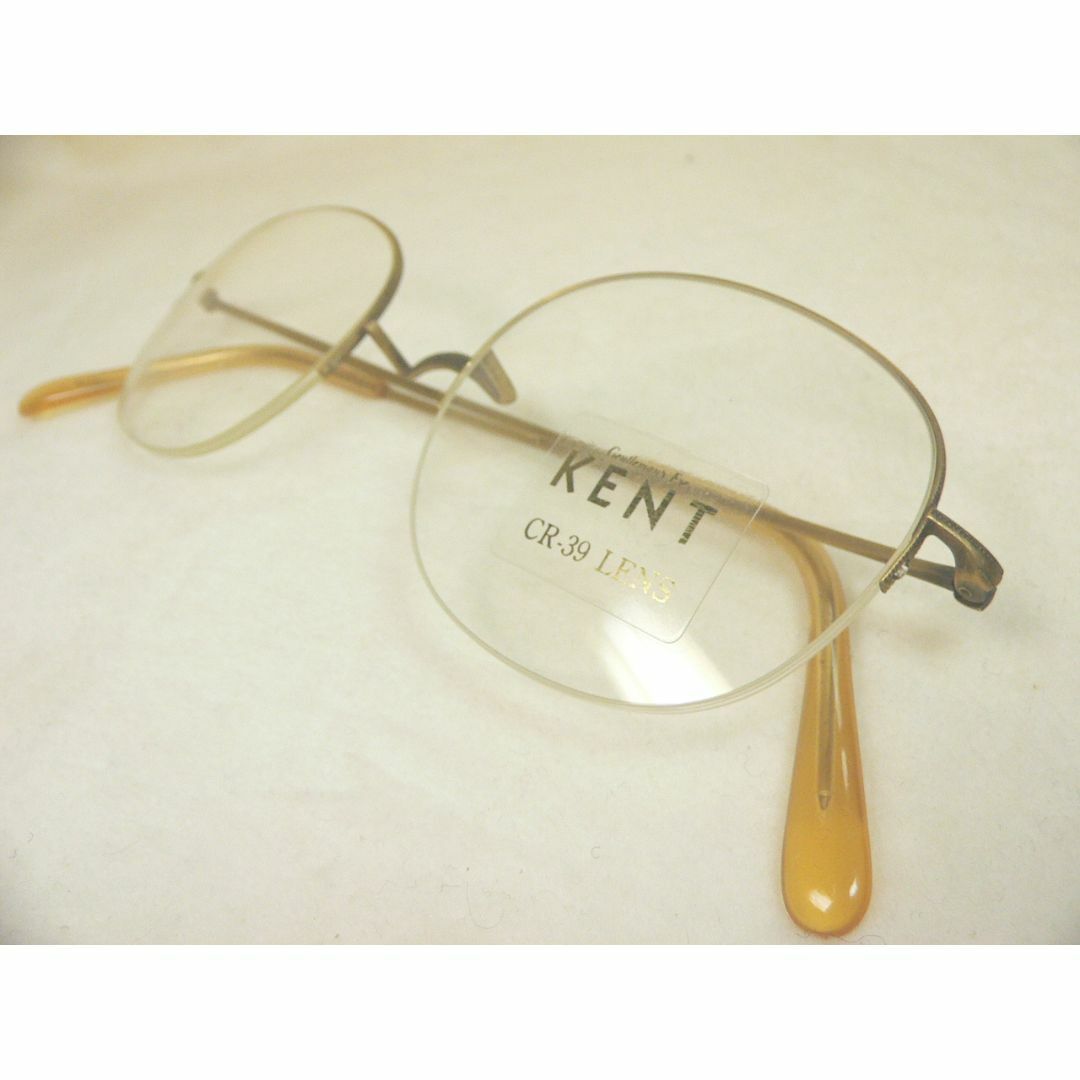 KENT(ケント)のKENT ヴィンテージ 眼鏡 フレーム 一山タイプ ナイロール ケント メンズのファッション小物(サングラス/メガネ)の商品写真
