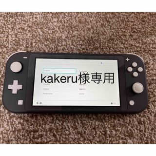 ニンテンドースイッチ(Nintendo Switch)のNintendo Switch Liteグレー(家庭用ゲーム機本体)