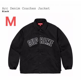 シュプリーム(Supreme)のSupreme Arc Denim Coaches Jacket 黒M(ブルゾン)